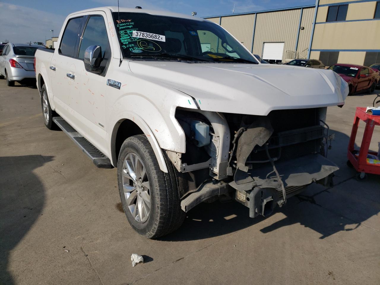 FORD F150 SUPER 2017 with VIN 1FTEW1CGXHKC52812 - Photo from auction