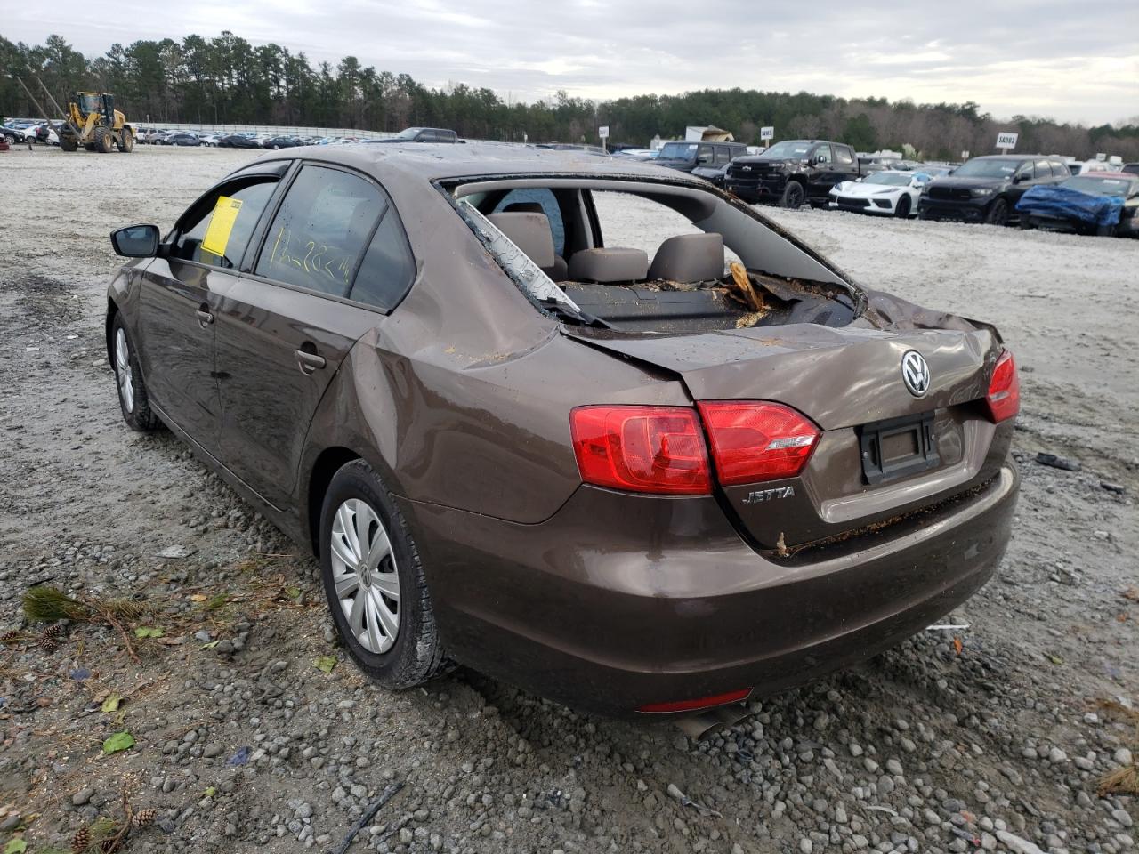 Photo 3 from auction – 2014 VOLKSWAGEN JETTA BASE with VIN 3VW2K7AJXEM322388