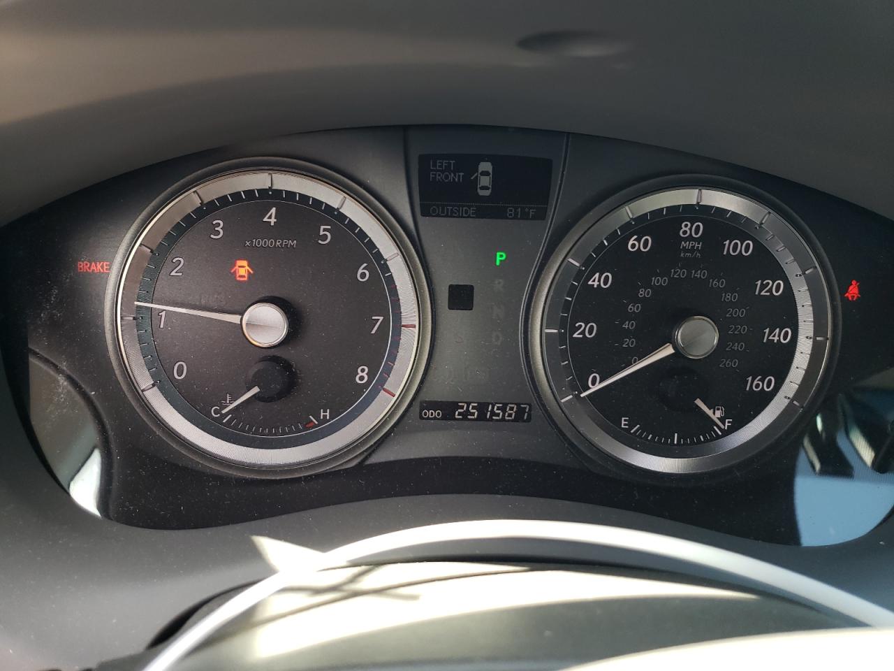 Photo 8 from auction – 2007 LEXUS ES 350 with VIN JTHBJ46G772045564