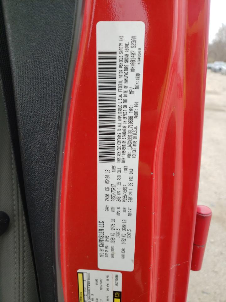 Photo 10 from auction – 2009 JEEP WRANGLER U with VIN 1J4GA39199L710688