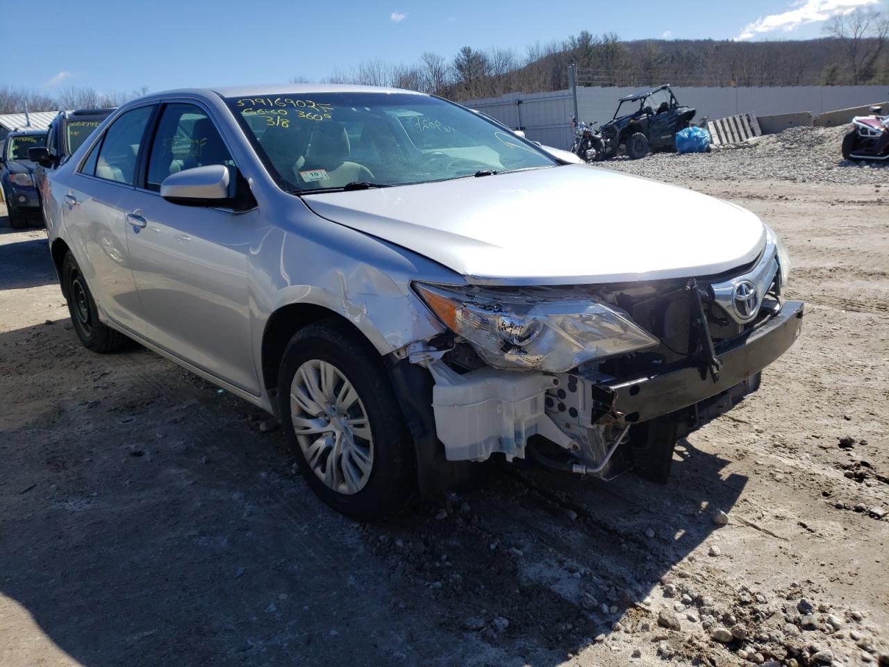 TOYOTA CAMRY L 2013 with VIN 4T4BF1FK8DR293779 - Photo from auction