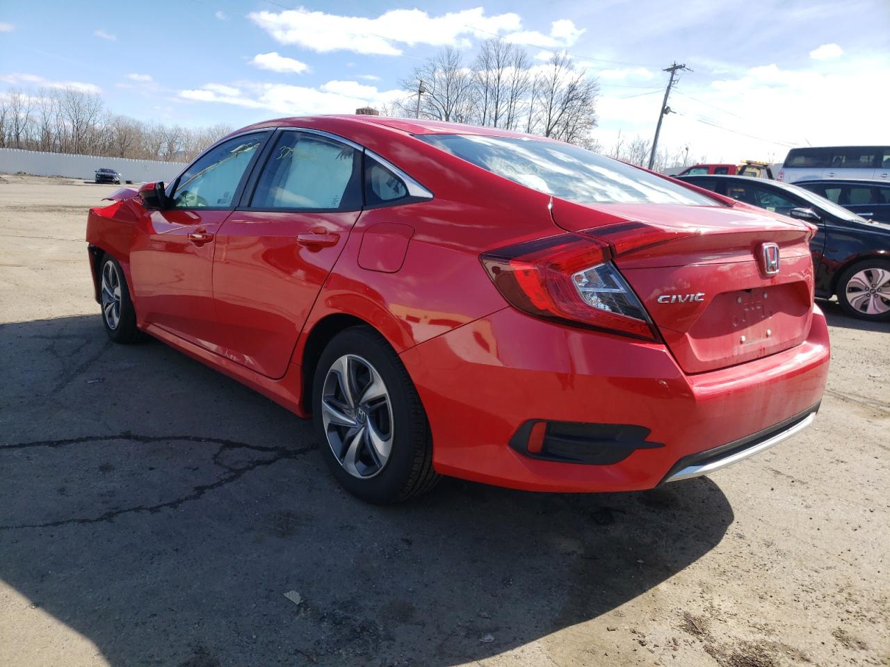 Photo 3 from auction – 2019 HONDA CIVIC LX with VIN 2HGFC2F69KH538107