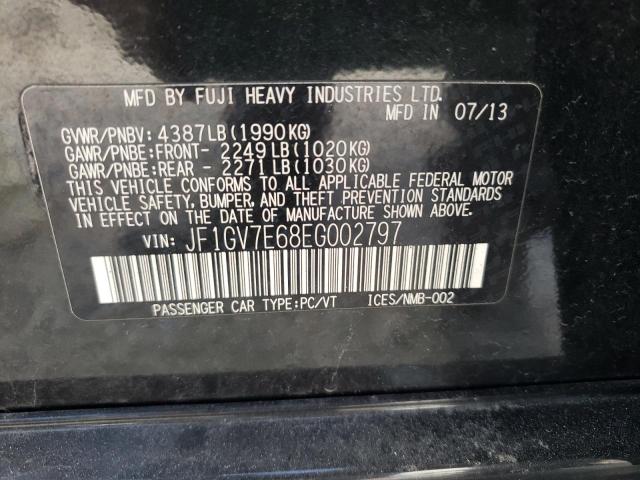Photo 10 from auction – 2014 SUBARU IMPREZA WR with VIN JF1GV7E68EG002797