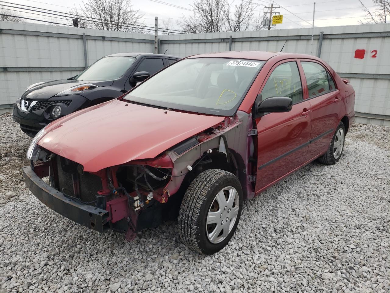 Photo 2 from auction – 2006 TOYOTA COROLLA CE with VIN 2T1BR32E56C695115