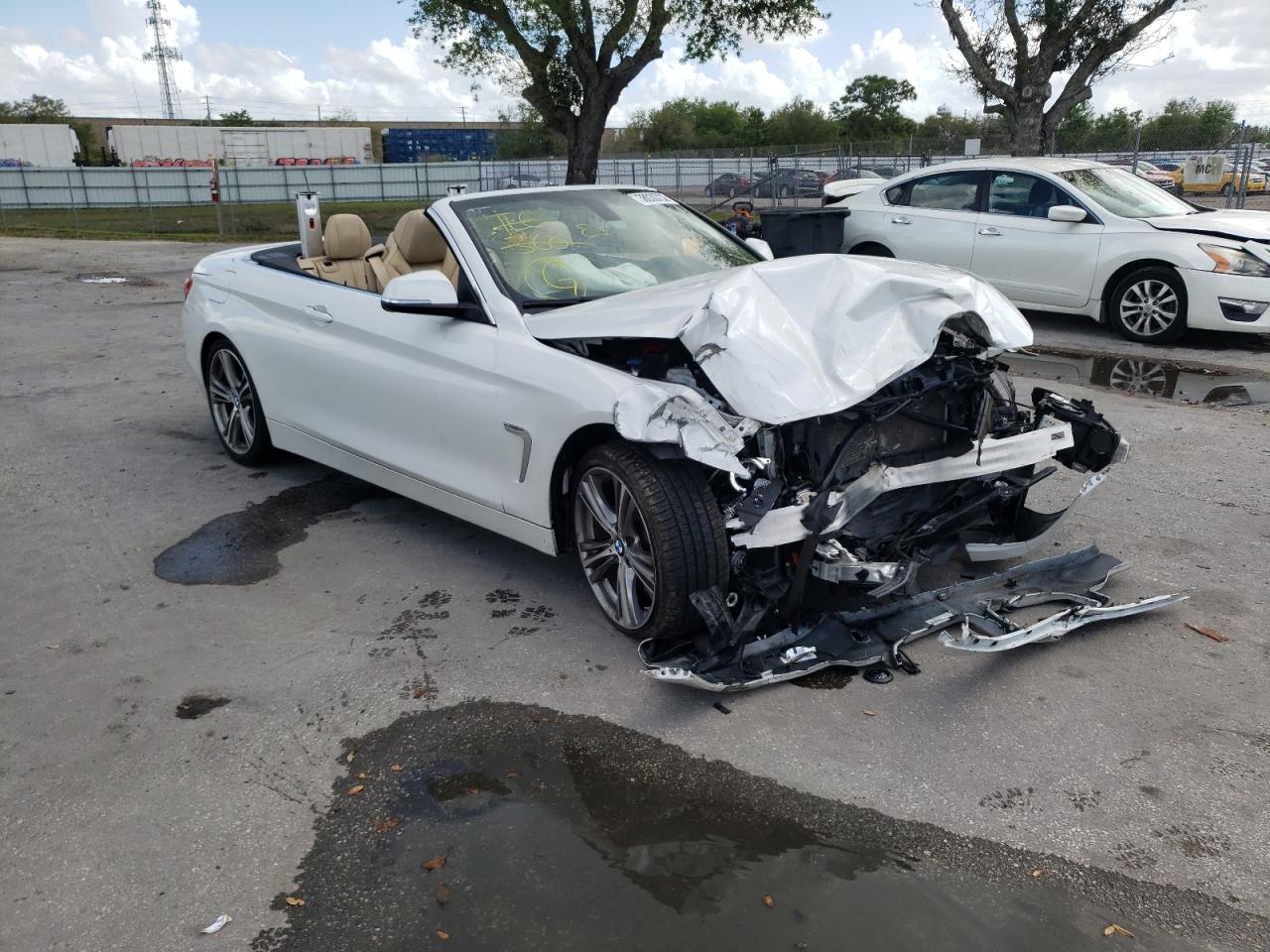 BMW 430I 2017 with VIN WBA4U7C52H5H19626 - Photo from auction