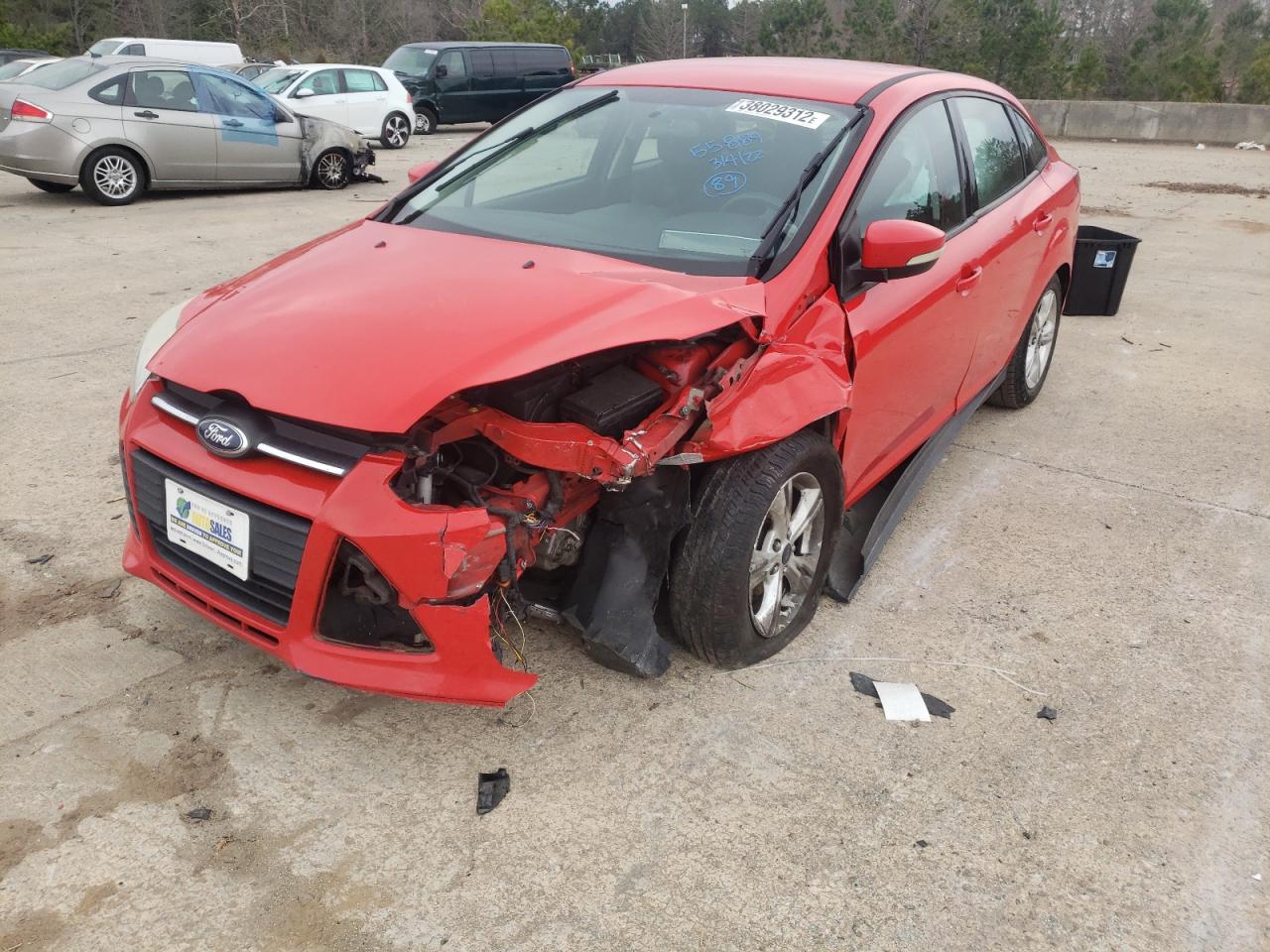 Photo 2 from auction – 2013 FORD FOCUS SE with VIN 1FADP3F27DL337783