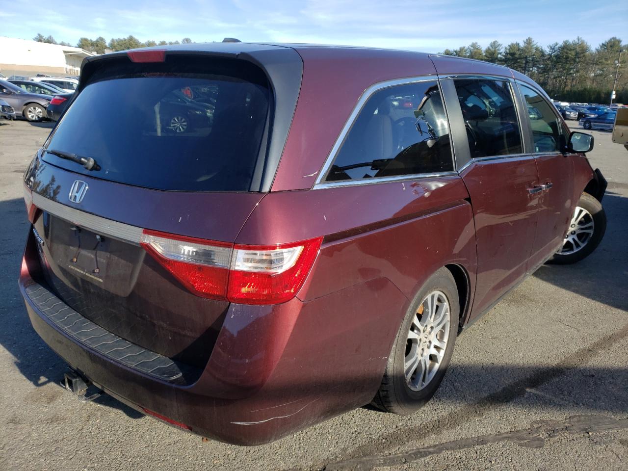 Photo 4 from auction – 2012 HONDA ODYSSEY EX with VIN 5FNRL5H63CB121034