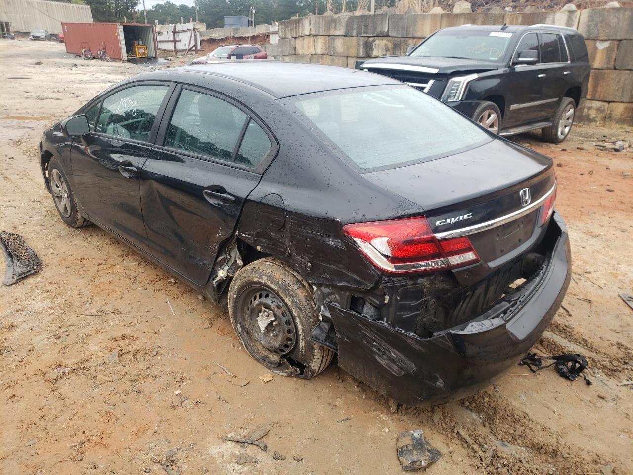 Photo 3 from auction – 2014 HONDA CIVIC LX with VIN 19XFB2F50EE063200