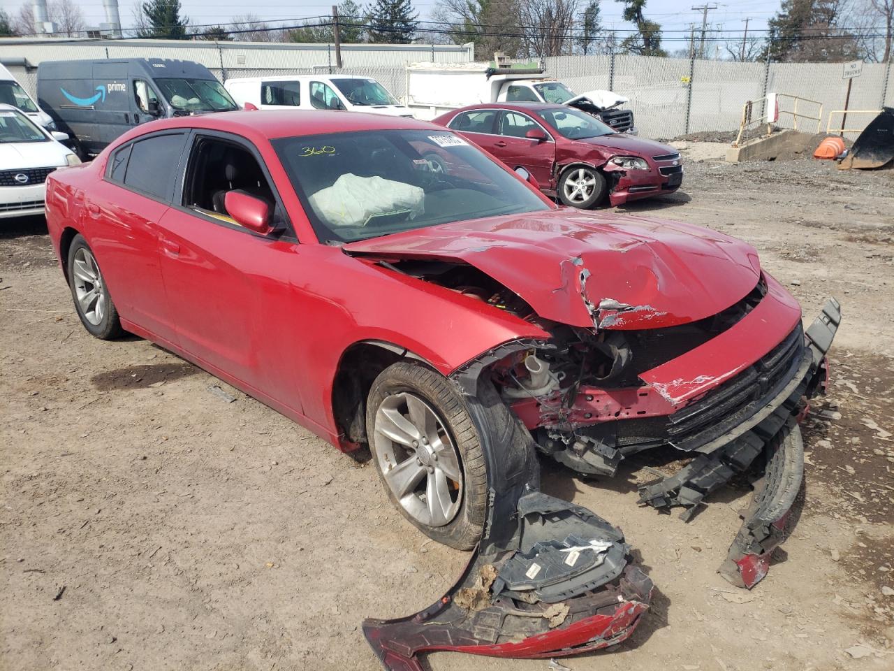 DODGE CHARGER SX 2016 with VIN 2C3CDXHG0GH215111 - Photo from auction