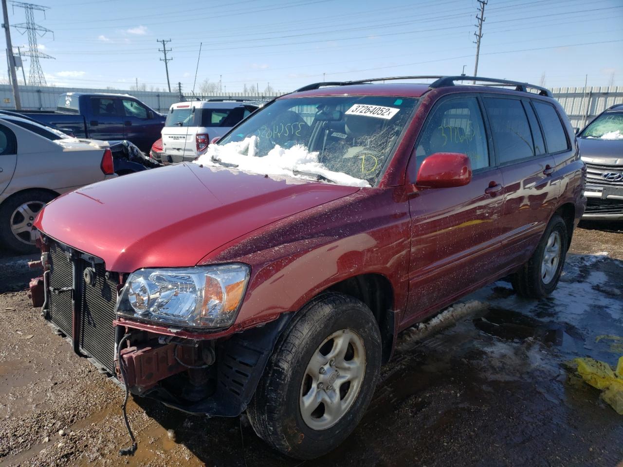 Photo 2 from auction – 2006 TOYOTA HIGHLANDER with VIN JTEGD21AX60140485