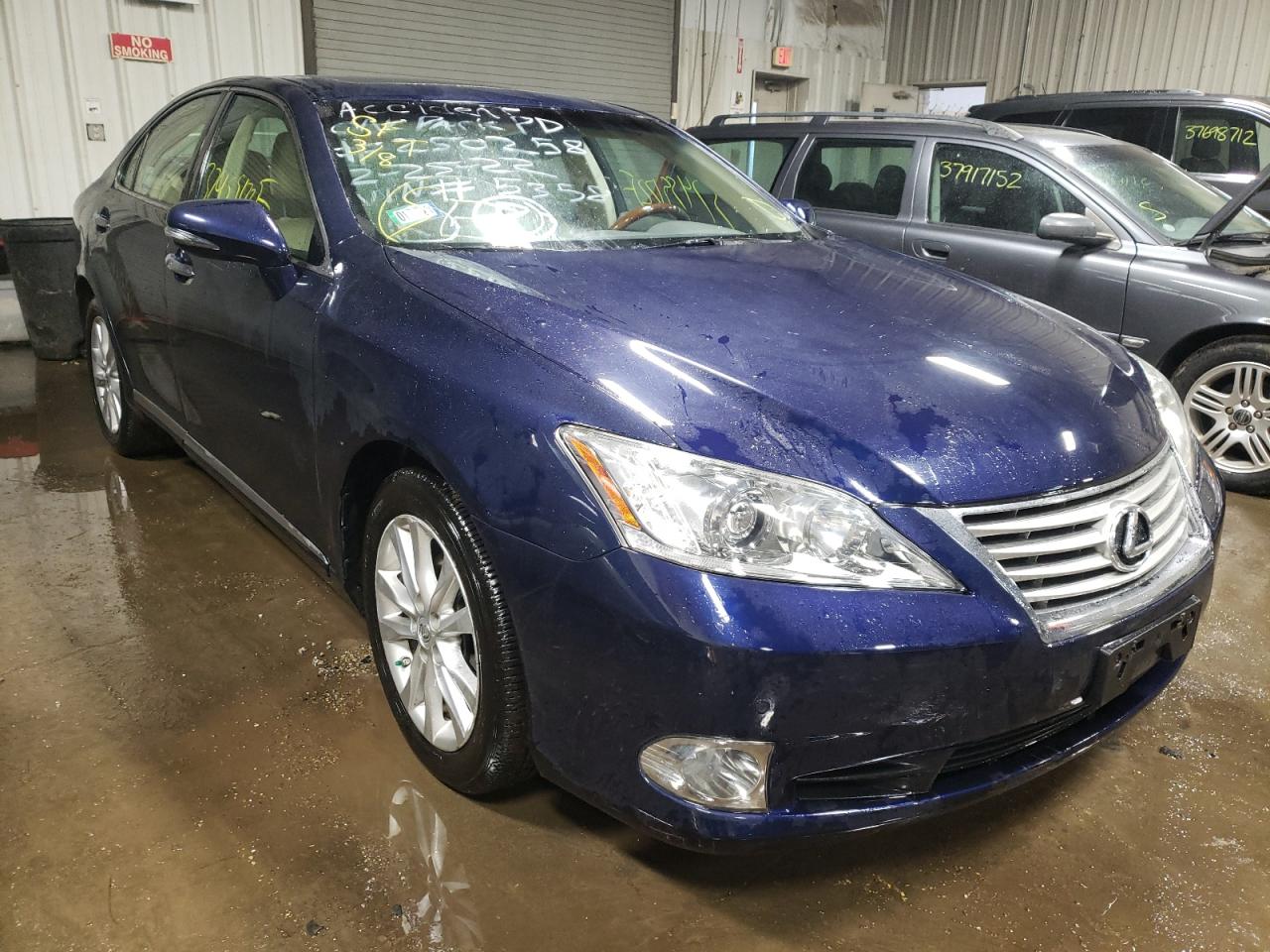 LEXUS ES 350 2011 with VIN JTHBK1EG8B2455358 - Photo from auction