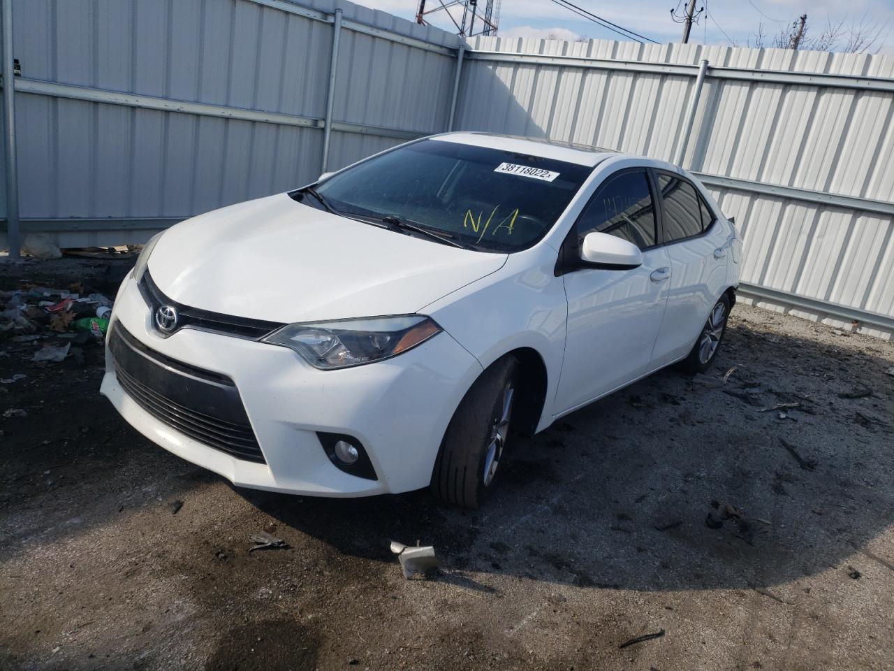 Photo 2 from auction – 2015 TOYOTA COROLLA L with VIN 5YFBURHE9FP229857