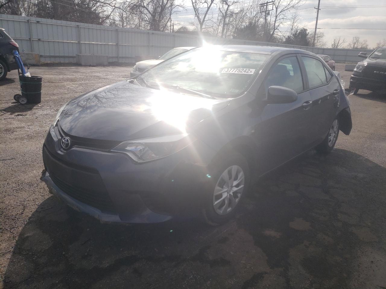 Photo 2 from auction – 2016 TOYOTA COROLLA L with VIN 5YFBURHE1GP525232