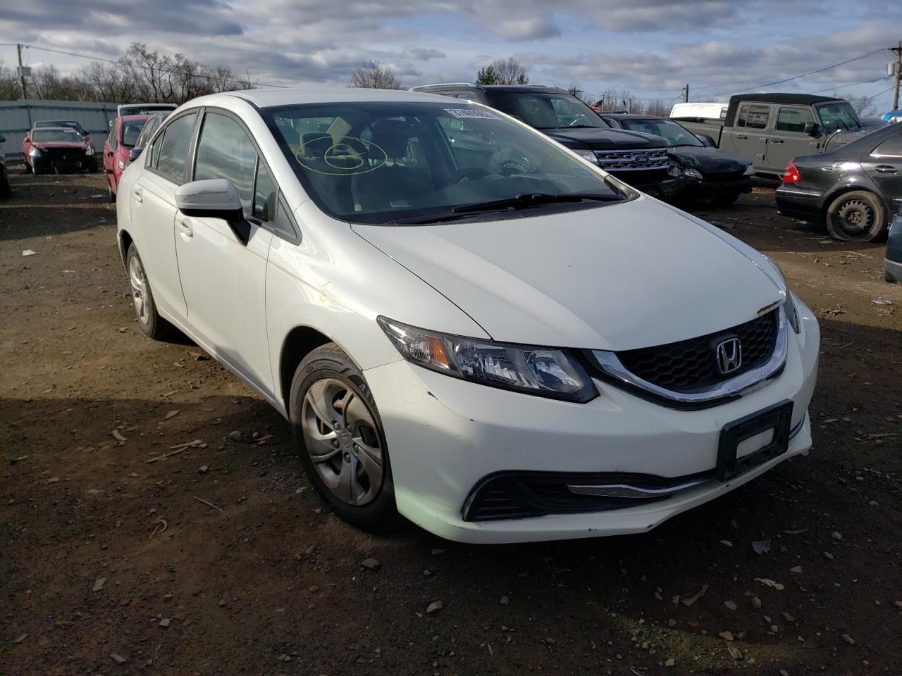 Photo 1 from auction – 2014 HONDA CIVIC LX with VIN 19XFB2F55EE218095