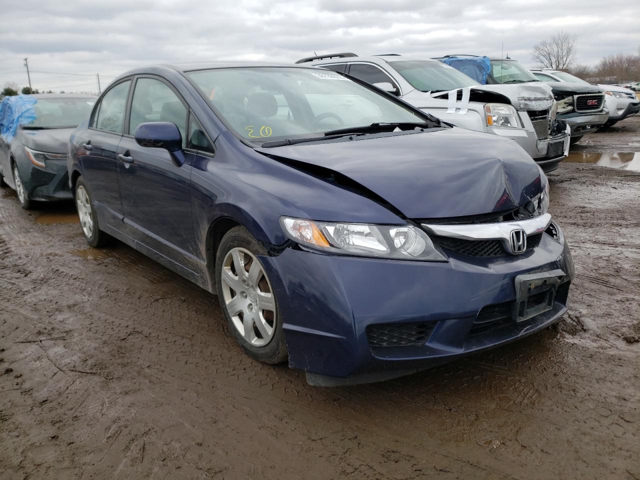 Photo 1 from auction – 2009 HONDA CIVIC LX with VIN 19XFA16599E023877