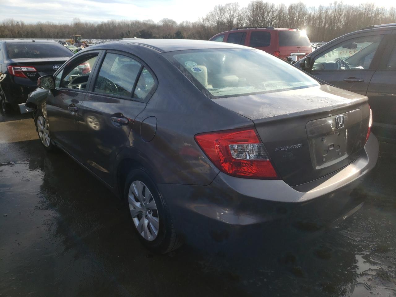 Photo 3 from auction – 2012 HONDA CIVIC LX with VIN 19XFB2F53CE348597
