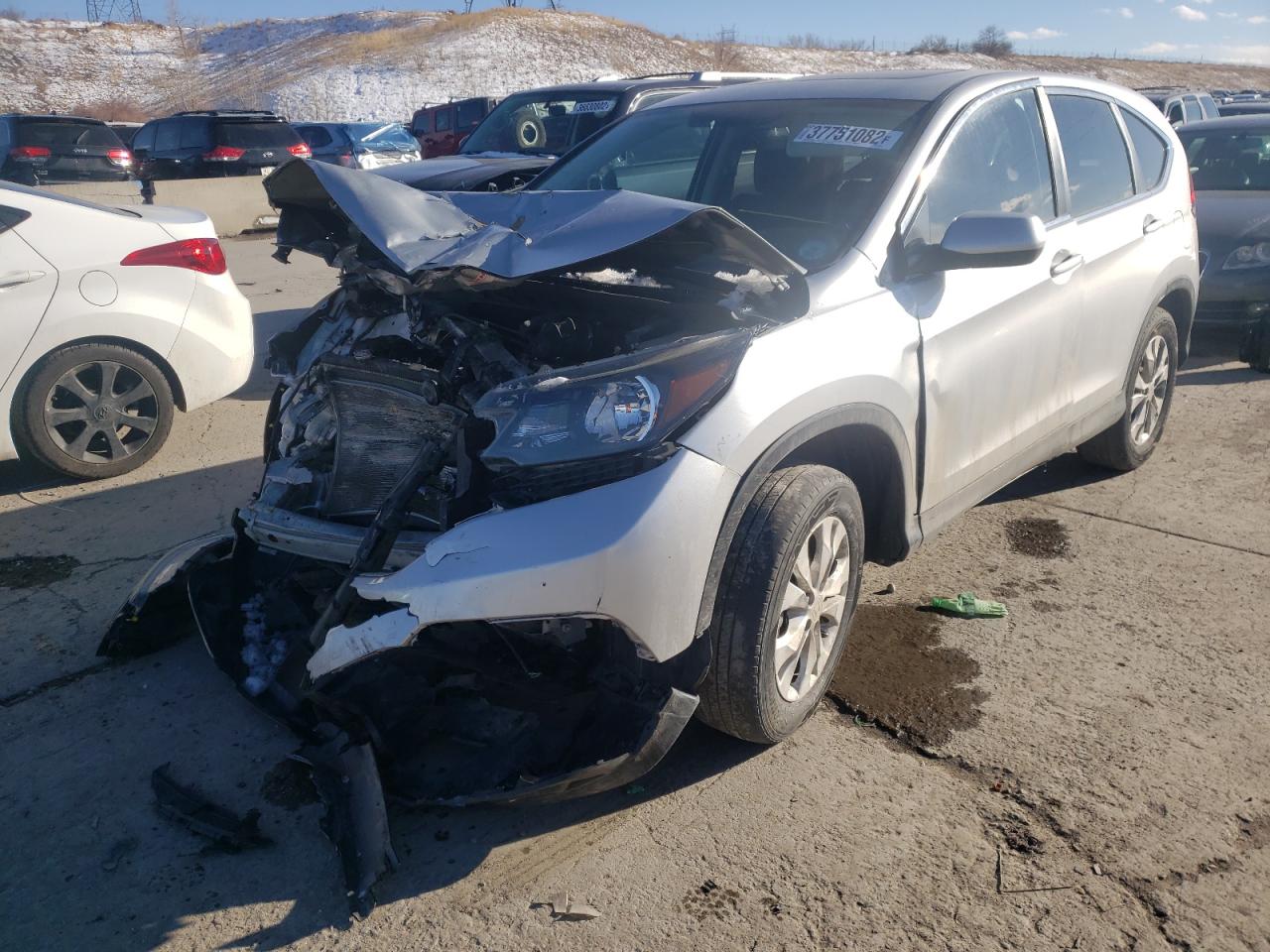 Photo 2 from auction – 2014 HONDA CR-V EX with VIN 5J6RM4H50EL047368