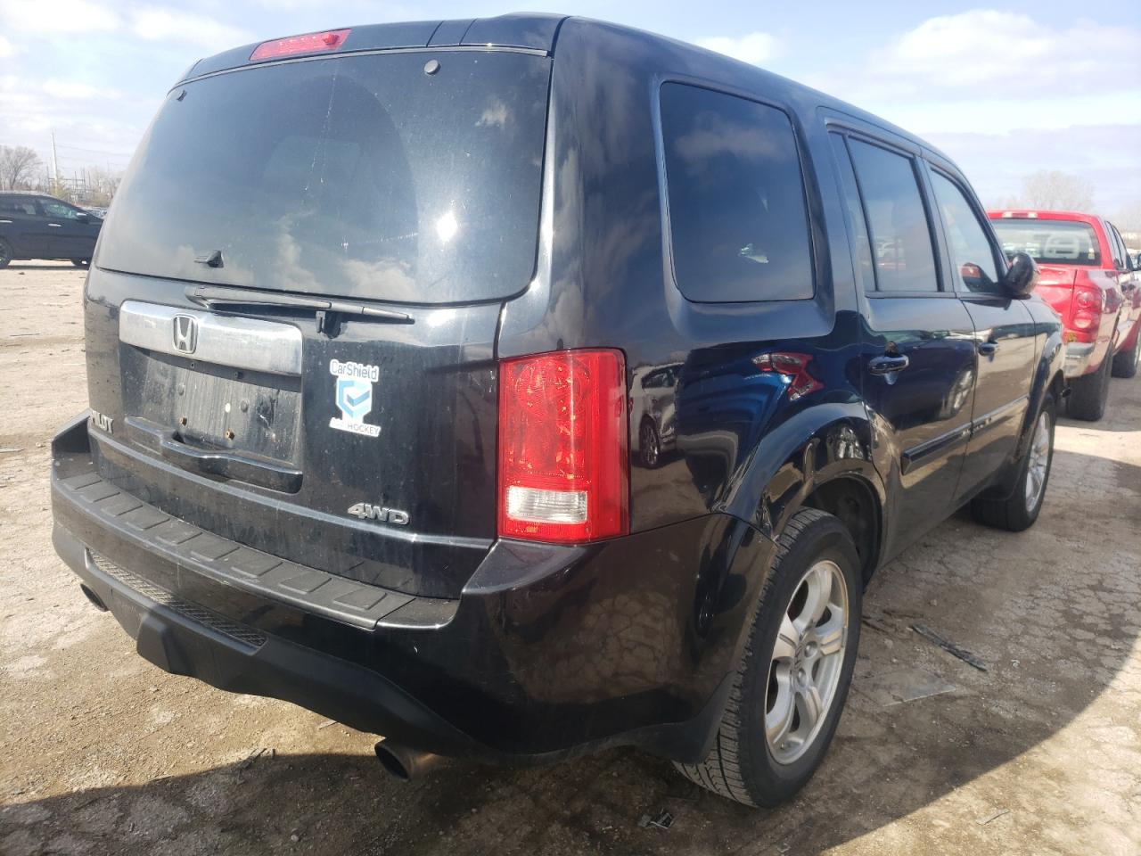 Photo 4 from auction – 2015 HONDA PILOT EXLN with VIN 5FNYF4H76FB004476