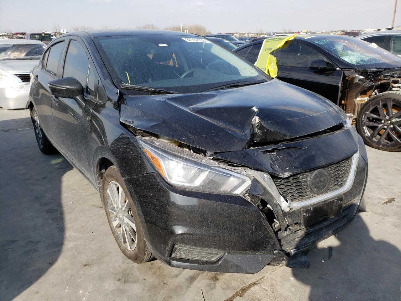 NISSAN VERSA SV 2021 with VIN 3N1CN8EV4ML924616 - Photo from auction
