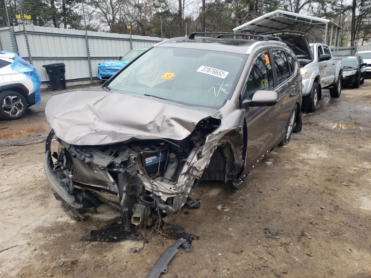 Photo 2 from auction – 2012 HONDA CR-V EXL with VIN 5J6RM3H78CL036918