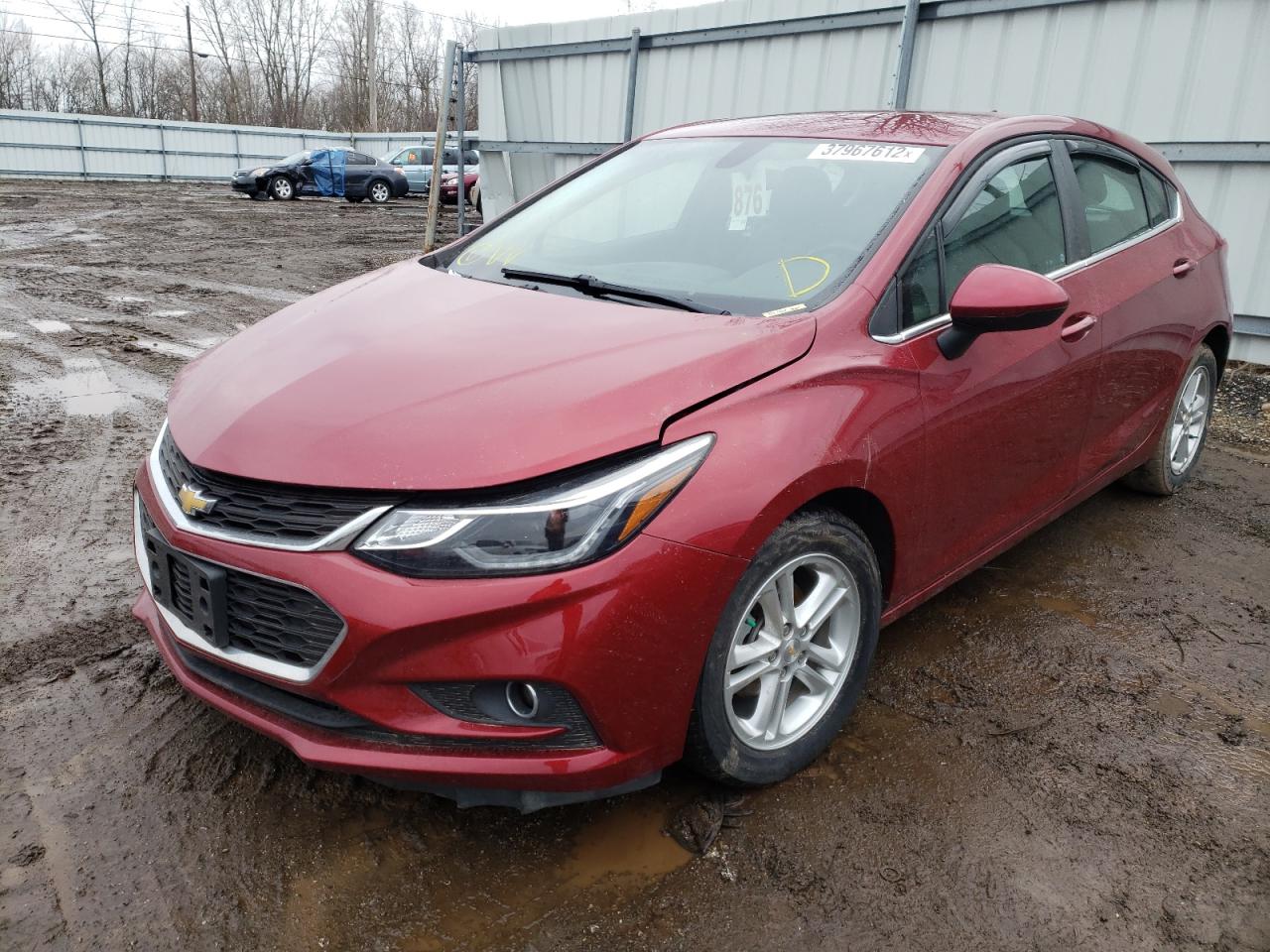 Photo 2 from auction – 2018 CHEVROLET CRUZE LT with VIN 3G1BH6SE6JS600781