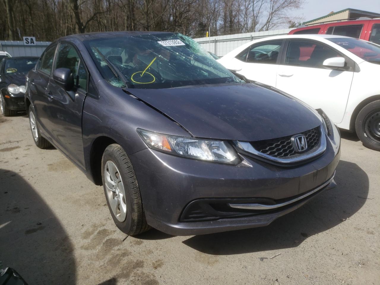 HONDA CIVIC LX 2015 with VIN 19XFB2F51FE706168 - Photo from auction