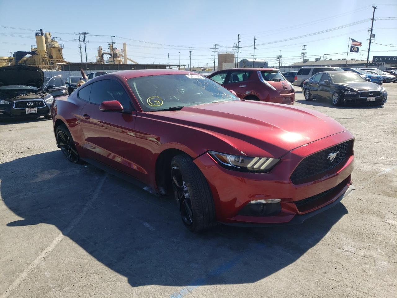 FORD MUSTANG 2017 with VIN 1FA6P8TH6H5336293 - Photo from auction