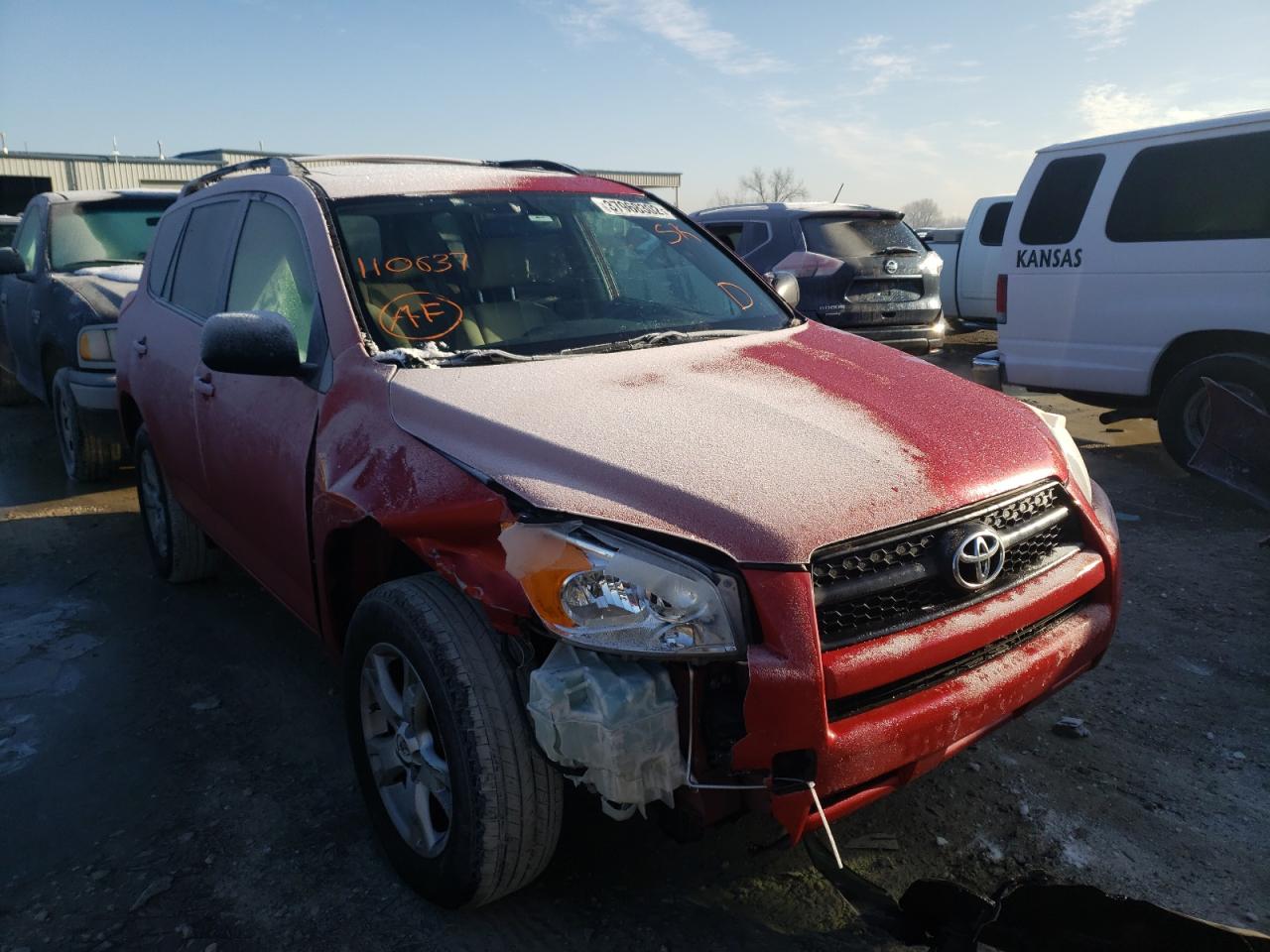 TOYOTA RAV4 2012 with VIN 2T3ZF4DVXCW110637 - Photo from auction