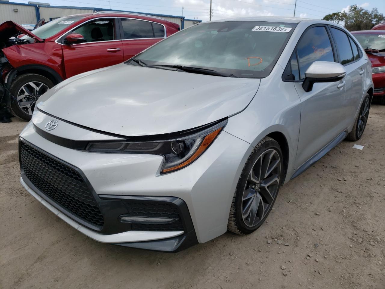 Photo 2 from auction – 2020 TOYOTA COROLLA SE with VIN 5YFS4RCE2LP052457
