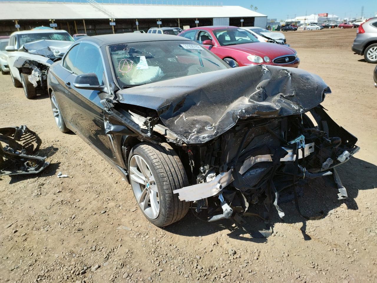 BMW 428 I SULE 2015 with VIN WBA3V7C56F5A24619 - Photo from auction