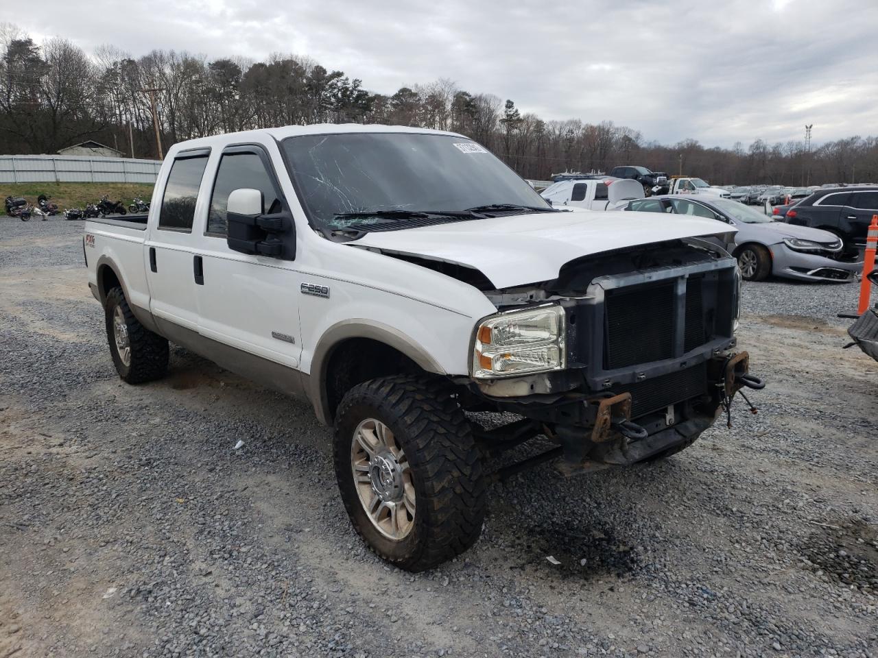 FORD F250 SUPER 2007 with VIN 1FTSW21P07EA75647 - Photo from auction