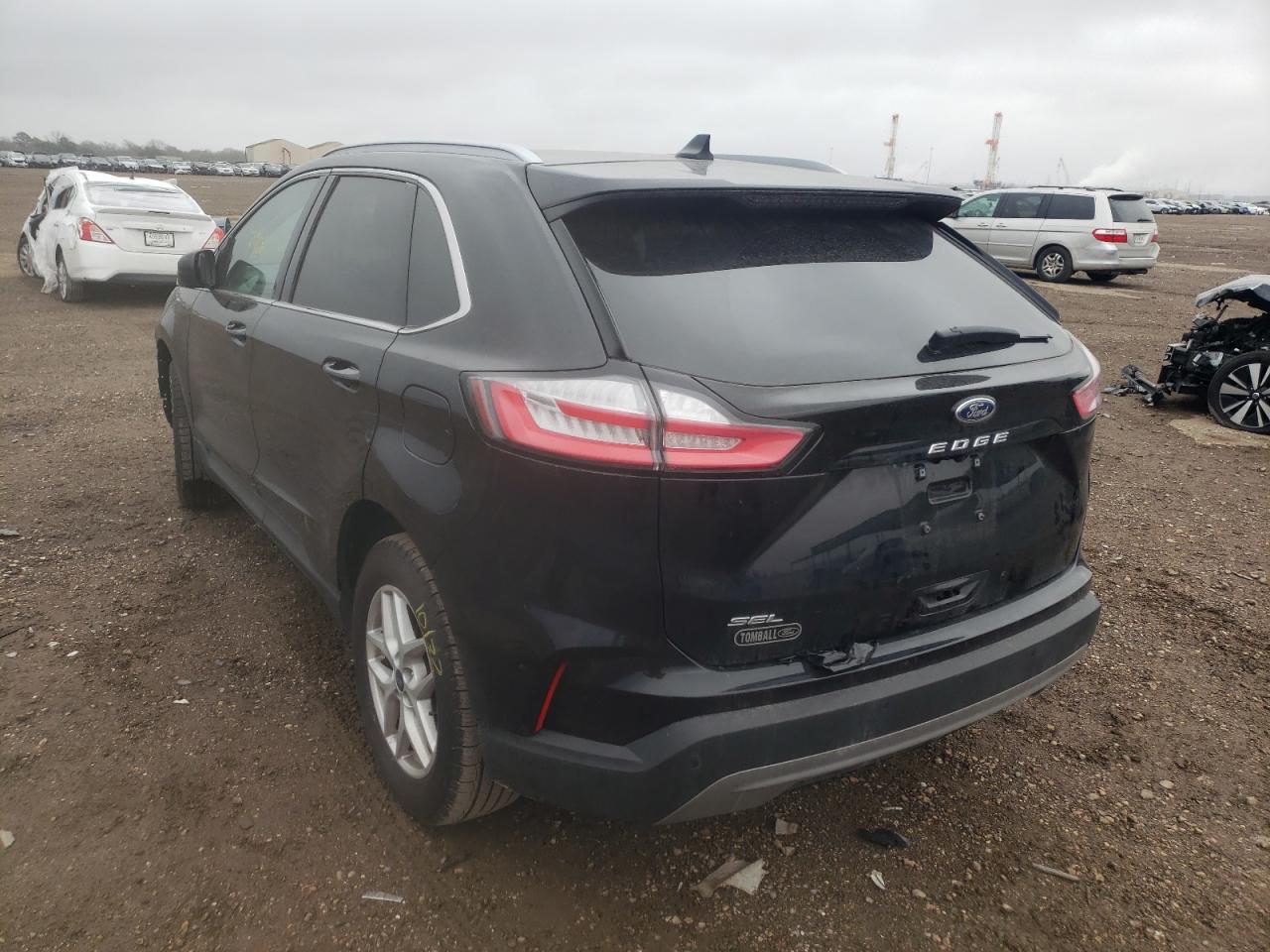 Photo 3 from auction – 2021 FORD EDGE SEL with VIN 2FMPK3J97MBA47534