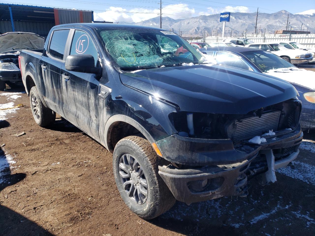FORD RANGER XL 2021 with VIN 1FTER4FH7MLD05581 - Photo from auction