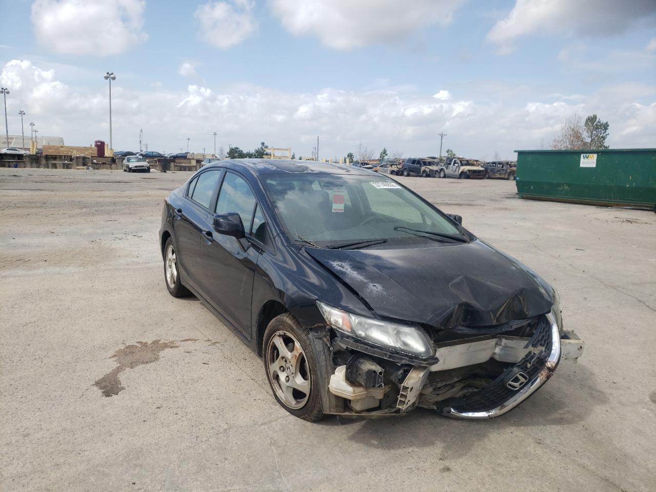 HONDA CIVIC LX 2013 with VIN 2HGFB2F56DH533007 - Photo from auction