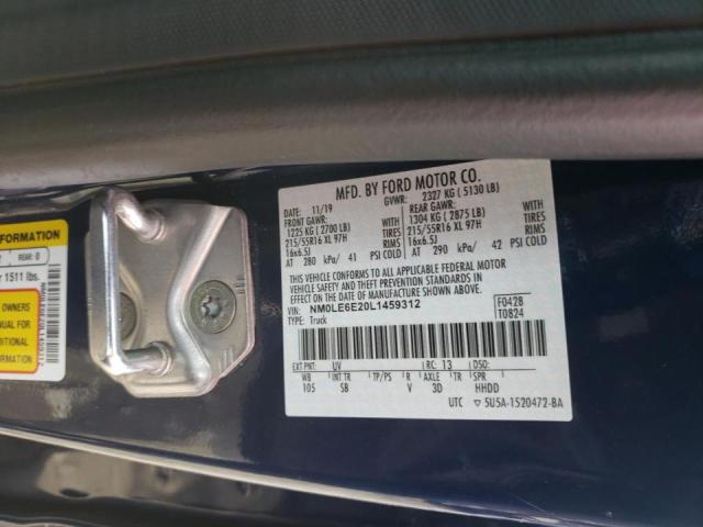 Photo 10 from auction – 2020 FORD TRANSIT CO with VIN NM0LE6E20L1459312
