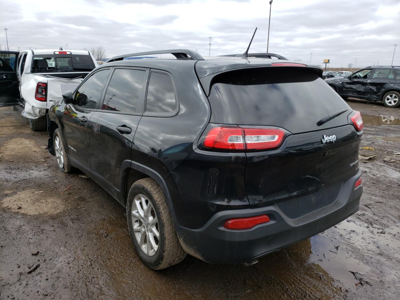 Photo 3 from auction – 2016 JEEP CHEROKEE S with VIN 1C4PJLAB2GW274613