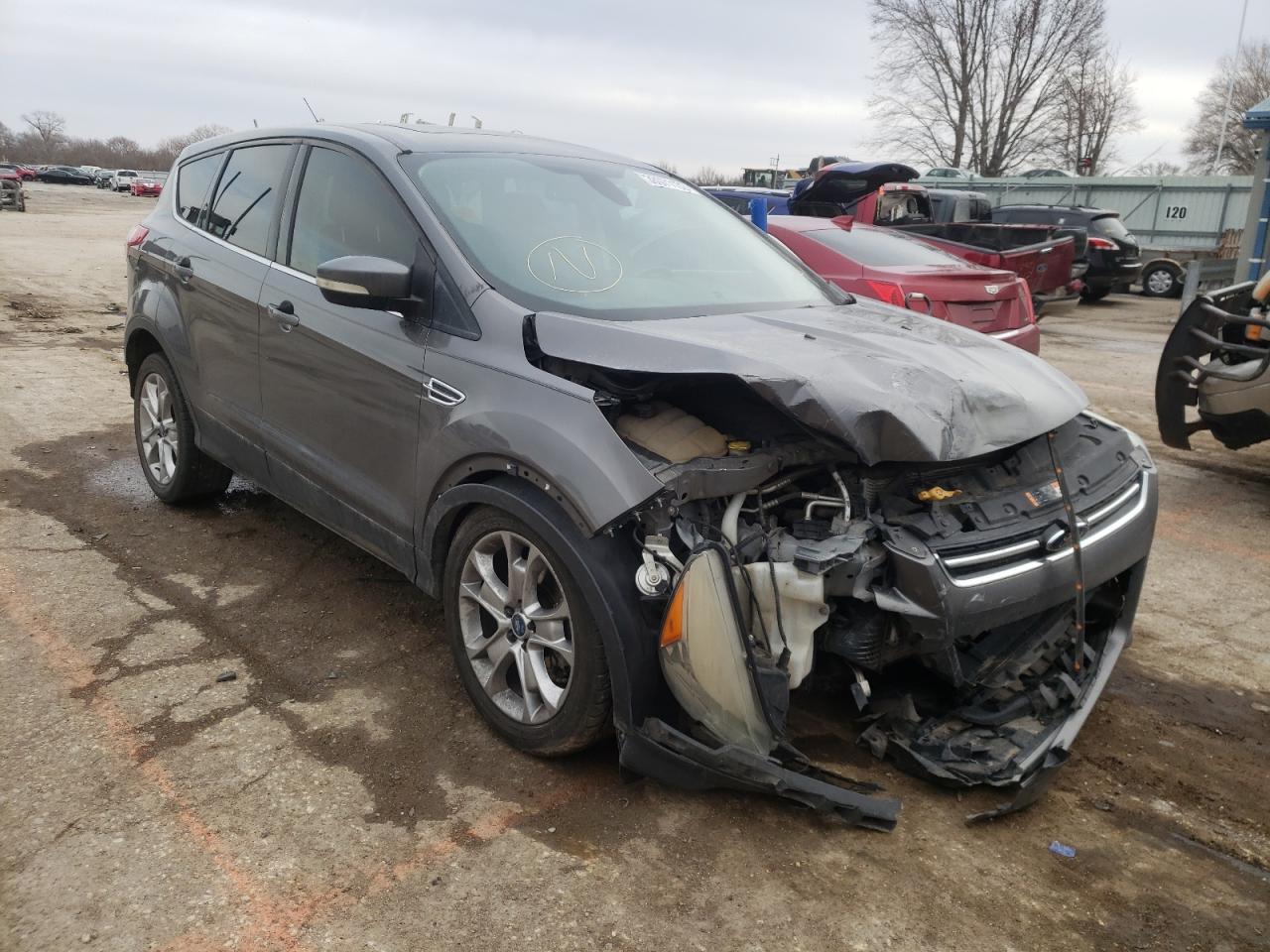 FORD ESCAPE SEL 2013 with VIN 1FMCU0H9XDUA53674 - Photo from auction