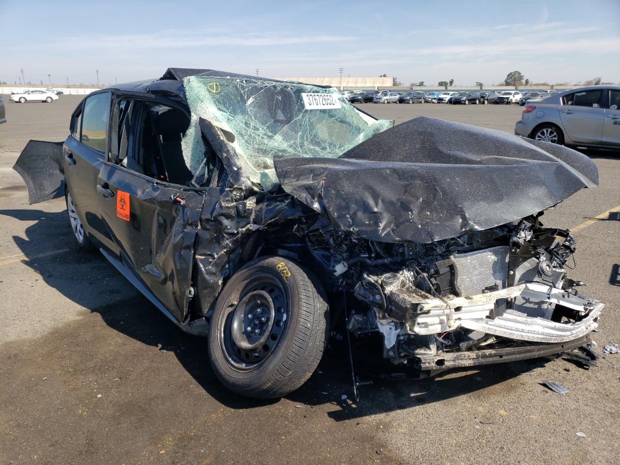 Photo 1 from auction – 2022 TOYOTA COROLLA LE with VIN JTDEPMAEXNJ214319