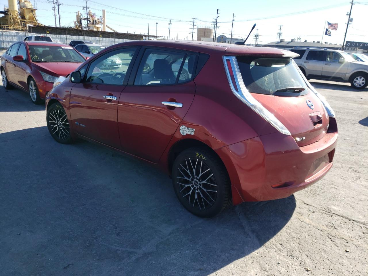 Photo 3 from auction – 2014 NISSAN LEAF S with VIN 1N4AZ0CPXEC332977