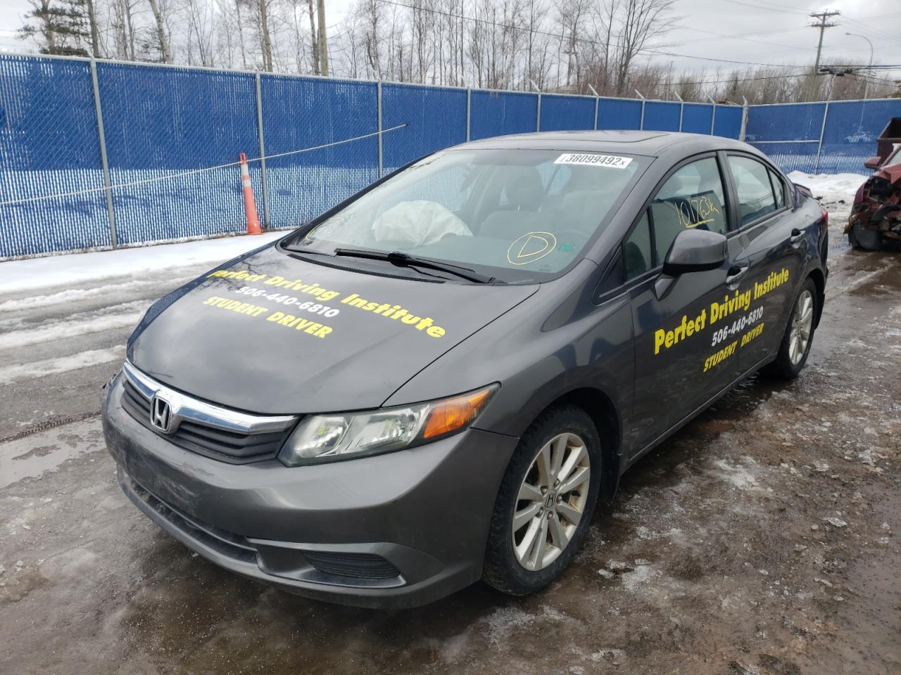 Photo 2 from auction – 2012 HONDA CIVIC LX with VIN 2HGFB2F54CH004802