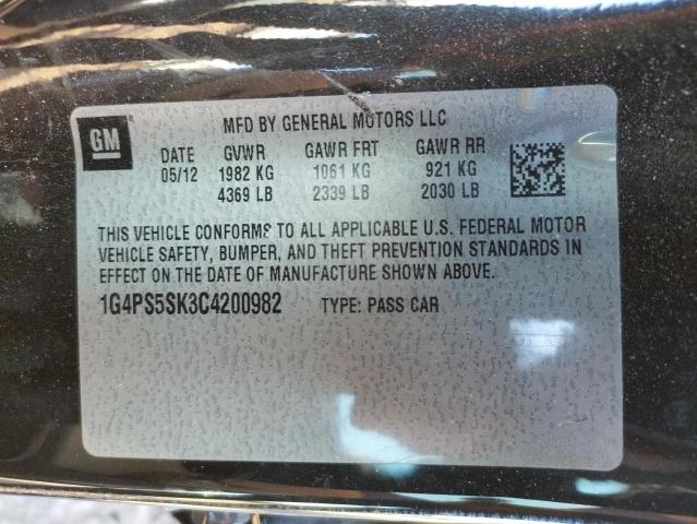 Photo 10 from auction – 2012 BUICK VERANO with VIN 1G4PS5SK3C4200982