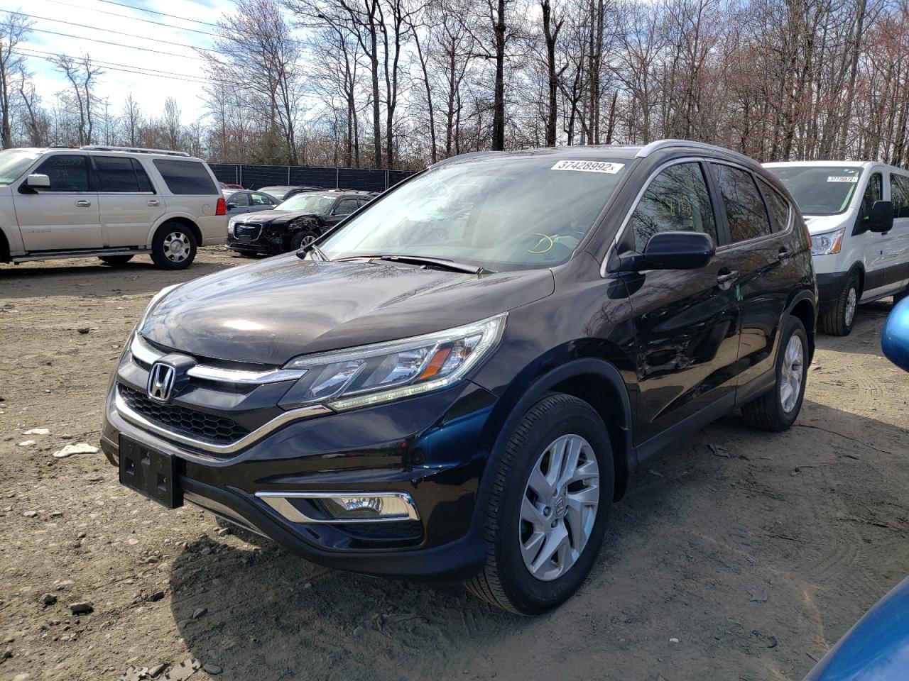 Photo 2 from auction – 2016 HONDA CR-V EXL with VIN 2HKRM4H71GH638646