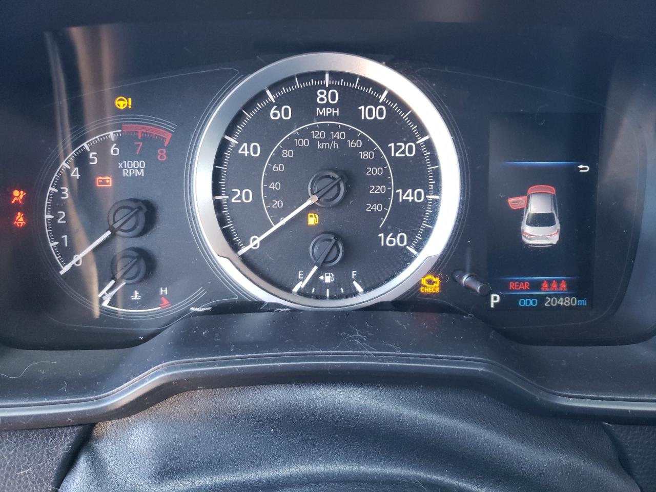 Photo 8 from auction – 2021 TOYOTA COROLLA LE with VIN JTDEPMAE6MJ173265