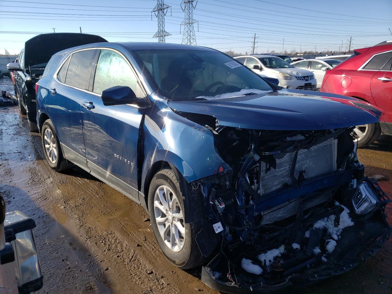 CHEVROLET EQUINOX LT 2020 with VIN 3GNAXKEVXLL339170 - Photo from auction