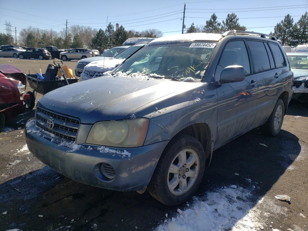 Photo 2 from auction – 2003 TOYOTA HIGHLANDER with VIN JTEGF21A330110833