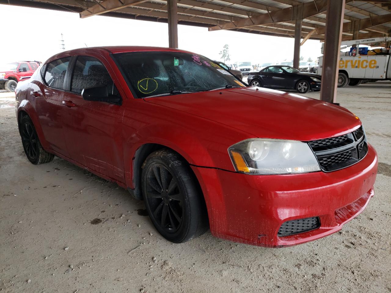 DODGE AVENGER SE 2014 with VIN 1C3CDZAB5EN110790 - Photo from auction