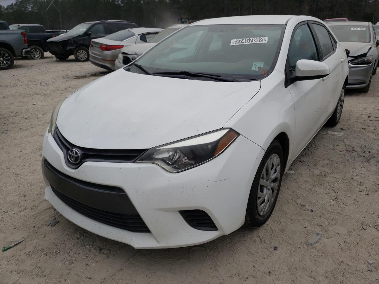 Photo 2 from auction – 2015 TOYOTA COROLLA L with VIN 2T1BURHE5FC367296