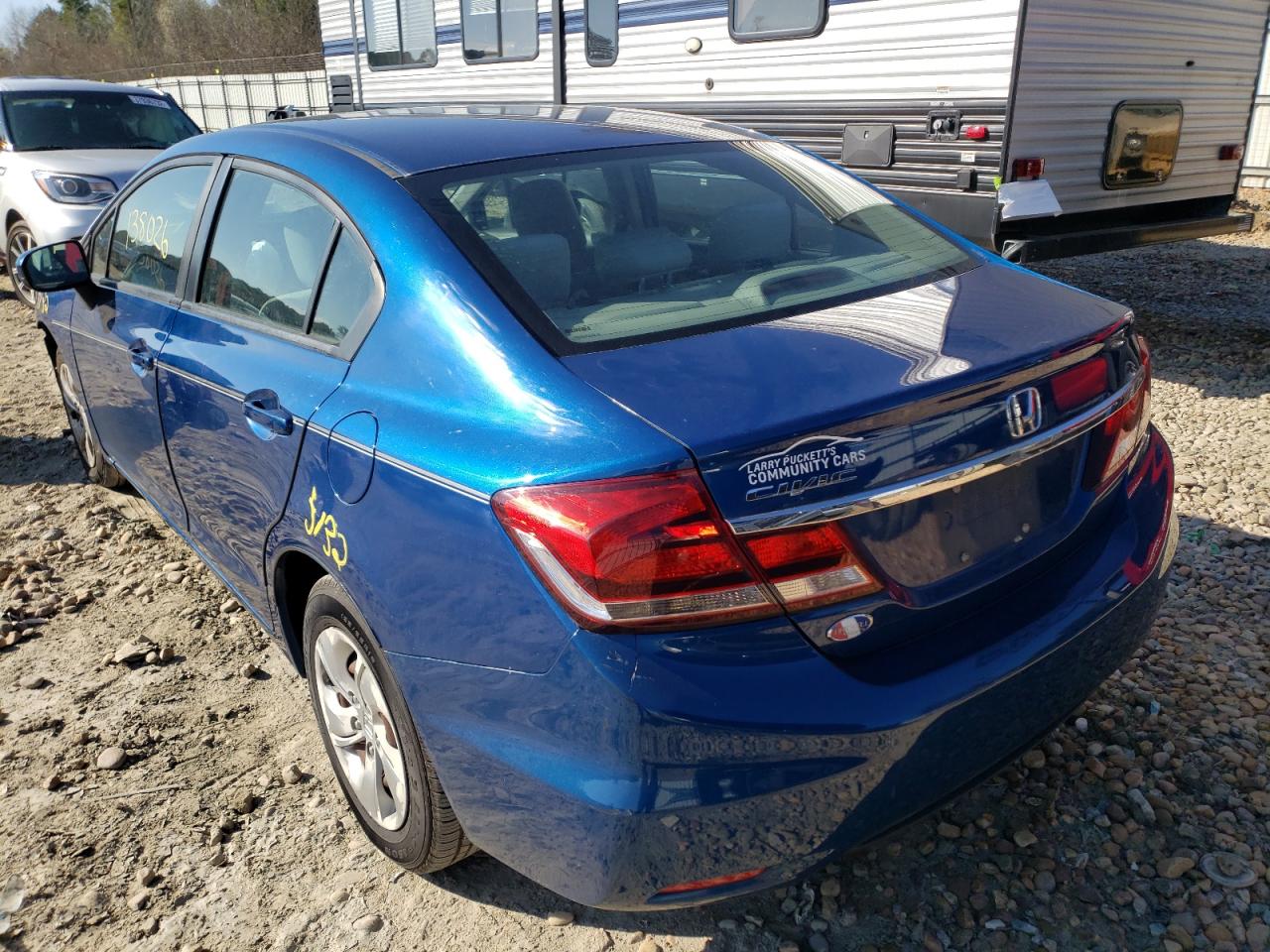 Photo 3 from auction – 2015 HONDA CIVIC LX with VIN 19XFB2F52FE064558