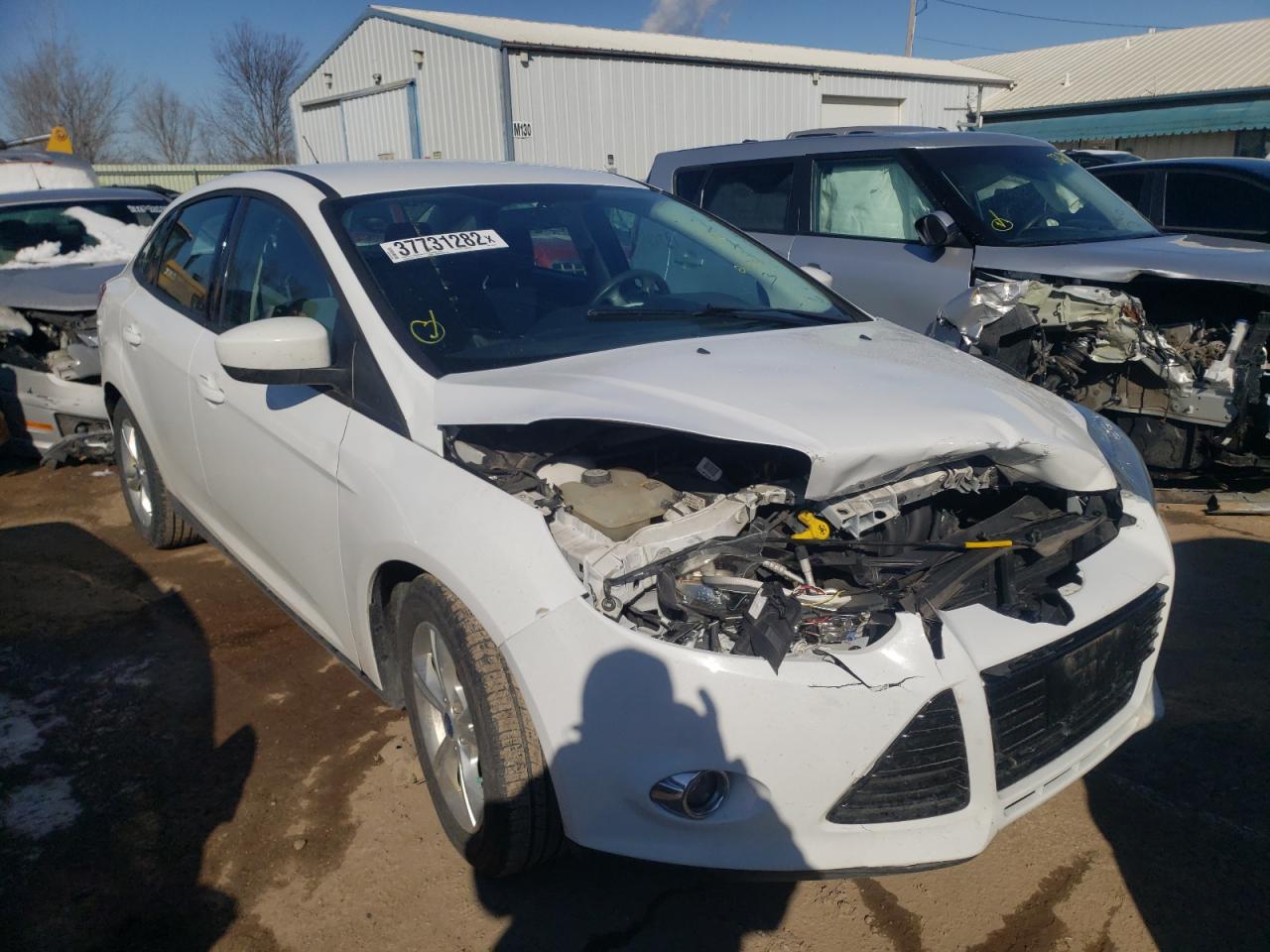 FORD FOCUS SE 2012 with VIN 1FAHP3F25CL267443 - Photo from auction