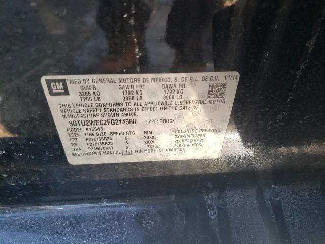 Photo 10 from auction – 2015 GMC SIERRA K15 with VIN 3GTU2WEC2FG214588